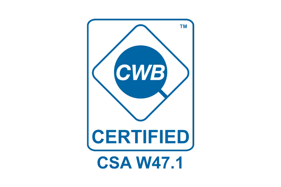 CWB welding badge for Belleville Mobile Welding